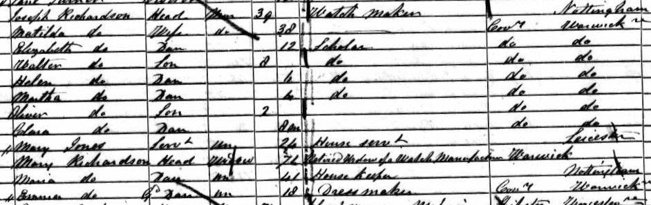 1861 Census